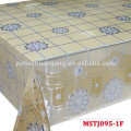 polyester plastic clear pvc table cloth